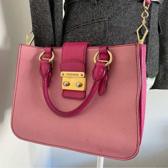 HOST PICK⭐️Authentic Miu Miu Leather bag 💖 - Picture 11 of 12